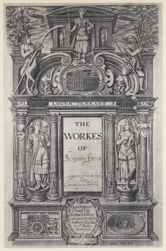 Ben Jonson, The Workes, Workes, W Stansby 1616 (s/b fotoğraf) by English Photographer