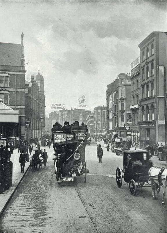 Bishopsgate Caddesi (olmadan), Liverpool Caddesi yakınından Doğu