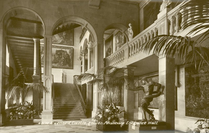 Bowes Müzesi, Barnard Kalesi, Durham Kontluğu (s/b fotoğraf) by English Photographer