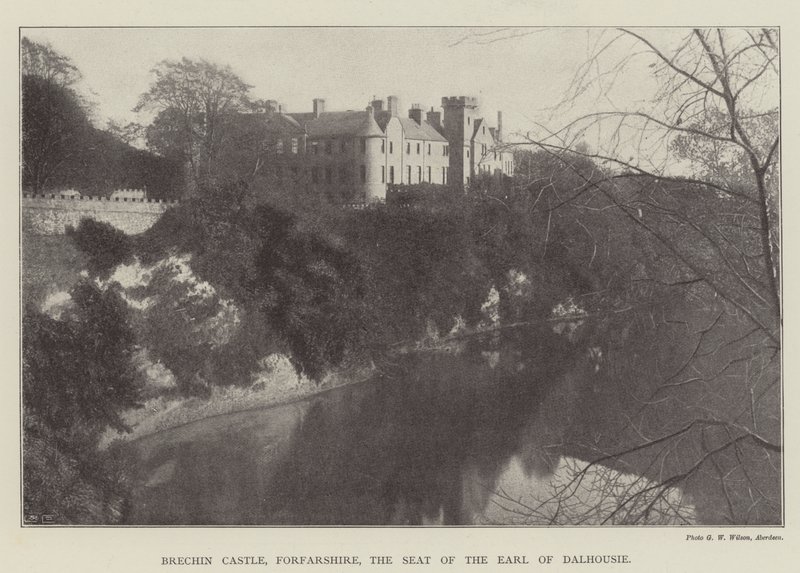 Brechin Kalesi, Forfarshire, Dalhousie Kontu
