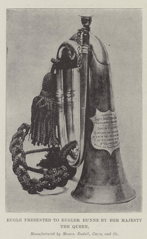 Bugle, Kraliçe Majesteleri tarafından Bugler Dunne