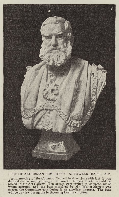 Meclis Üyesi Büstü Sir Robert N Fowler, Baronet, MP by English Photographer