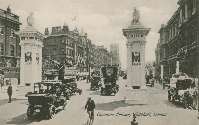 Kanada Sütunu, Whitehall, Londra by English Photographer