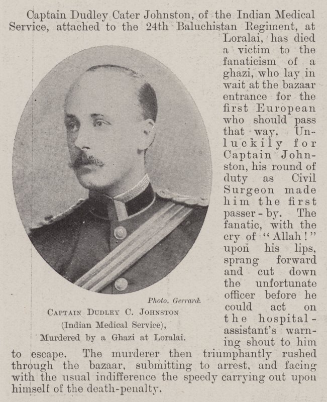Kaptan Dudley C Johnston (Hint Sağlık Servisi), Loralai