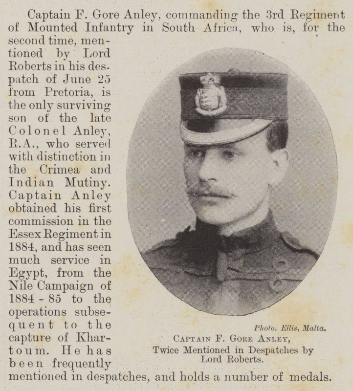 Kaptan F Gore Anley, Lord Roberts