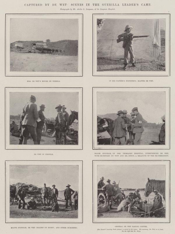 De Wet tarafından çekilen, Gerilla Liderleri Kampından Sahneler by English Photographer