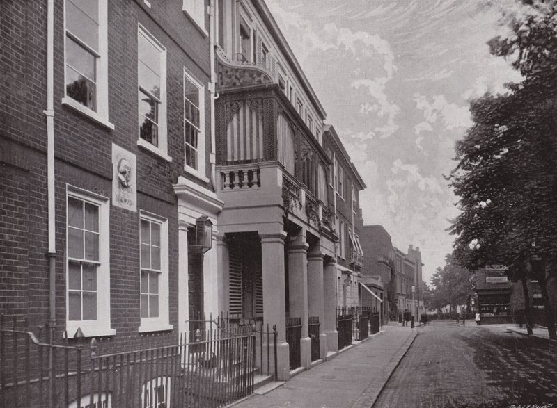 Carlyles Evi, Cheyne Row, Chelsea by English Photographer