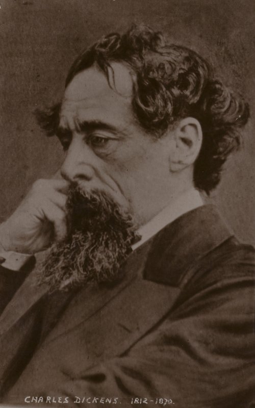 Charles Dickens (1812-1870), İngiliz romancı by English Photographer