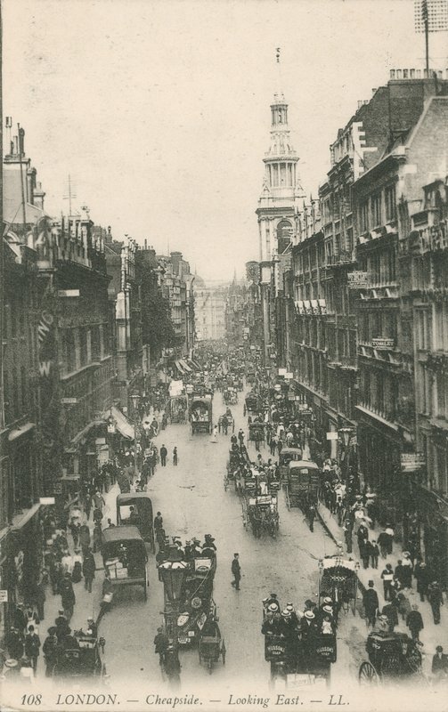 Cheapside görünümlü Doğu, Londra by English Photographer