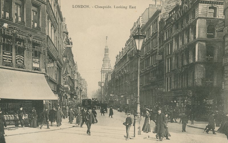 Cheapside görünümlü Doğu, Londra by English Photographer