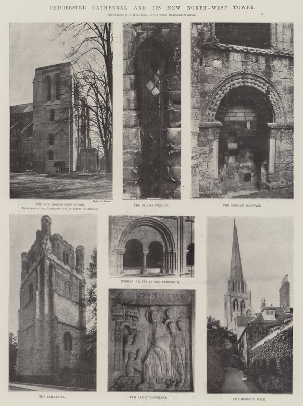 Chichester Katedrali ve Yeni Kuzey-Batı Kulesi by English Photographer