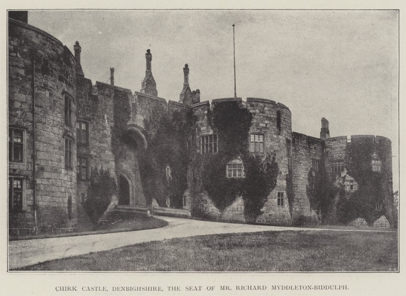 Chirk Kalesi, Denbighshire, Bay Richard Myddleton-Biddulph