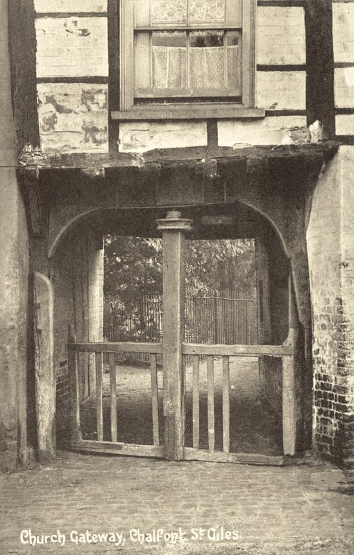 Kilise Geçidi, Chalfont St Giles, Buckinghamshire (s/b fotoğraf) by English Photographer