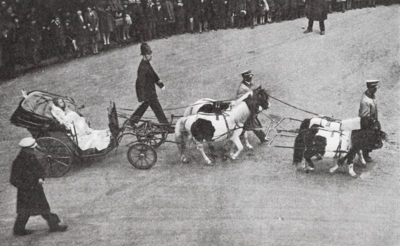 Cinderella#39;nın koçu, Lord Mayor#39;s Show, Londra (s/b fotoğraf) by English Photographer