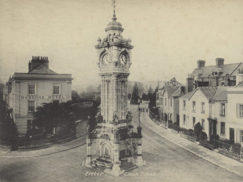 Saat kulesi, Exeter, Devon by English Photographer