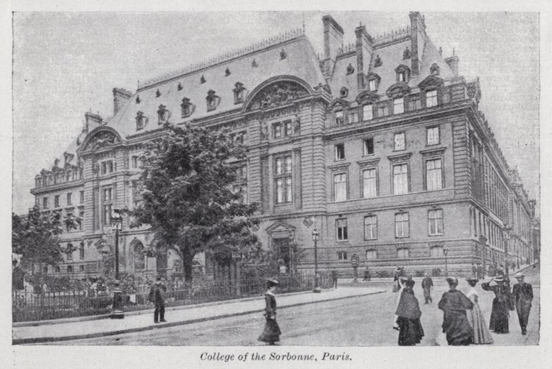 Sorbonne Koleji, Paris (s/b fotoğraf) by English Photographer