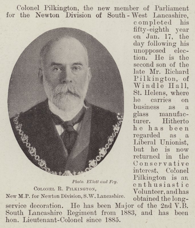 Albay R Pilkington, Newton Bölümü için Yeni Milletvekili, GB Lancashire by English Photographer