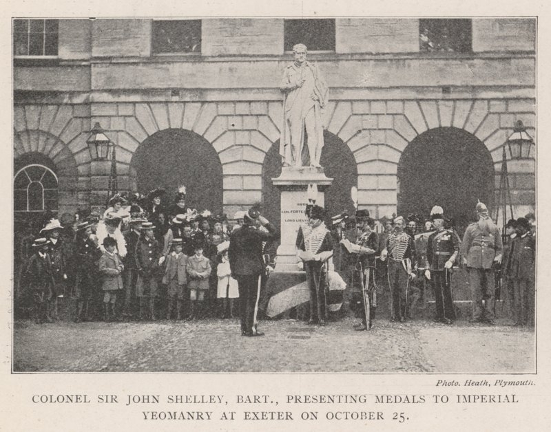 Albay Sir John Shelley, Baronet, 25 Ekim