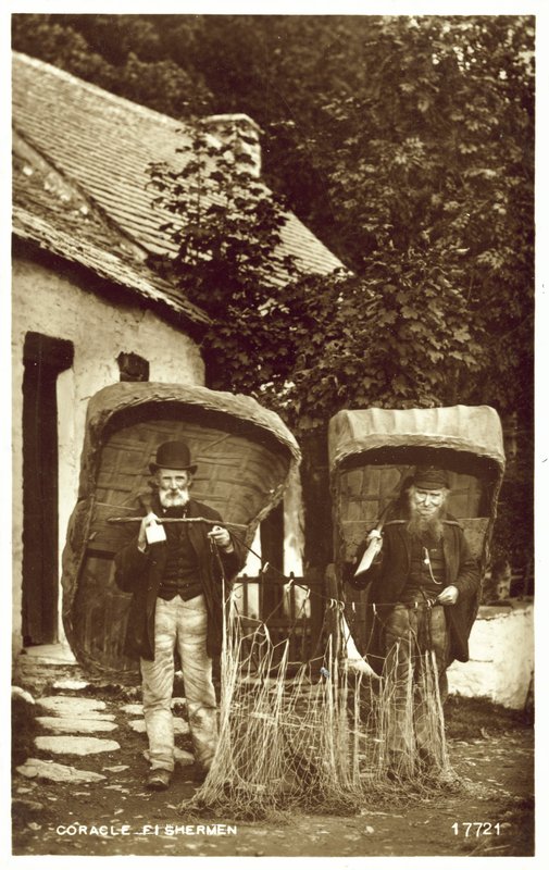 Coracle balıkçıları (s/b fotoğraf) by English Photographer