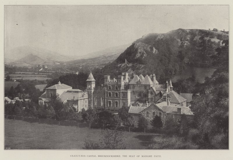 Craig-y-Nos Kalesi, Brecknockshire, Madame Patti