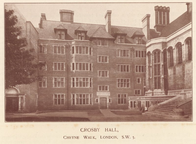 Crosby Hall, Cheyne Yürüyüşü, Londra by English Photographer