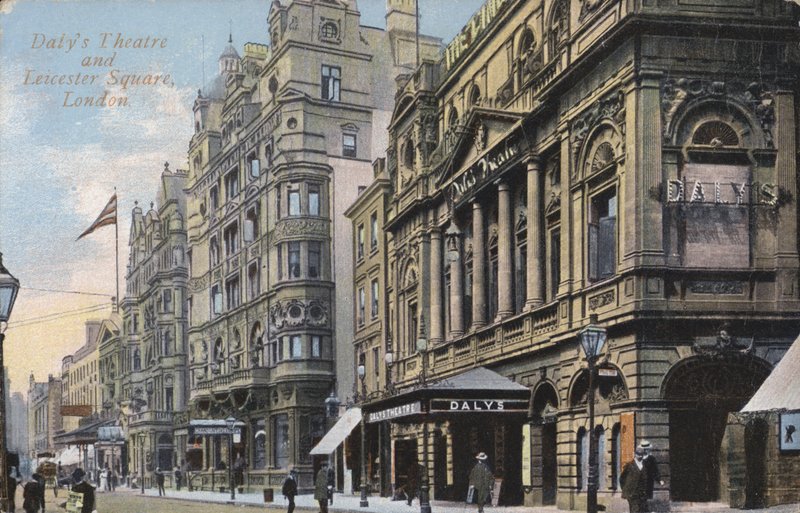 Dalys Tiyatrosu, Leicester Meydanı, Londra (renkli fotoğraf) by English Photographer