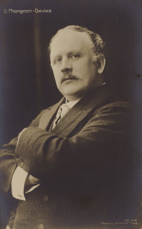 David Ffrangcon-Davies, Galli bariton şarkıcısı (1855-1918) by English Photographer