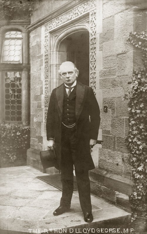 David Lloyd George, Galli Liberal politikacı (s/b fotoğraf) by English Photographer