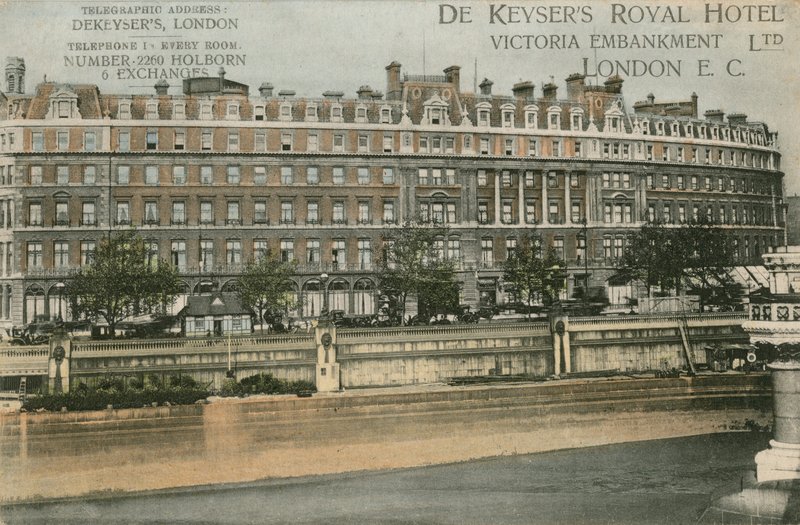 De Keysers Royal Hotel, Victoria Embankment, EC by English Photographer