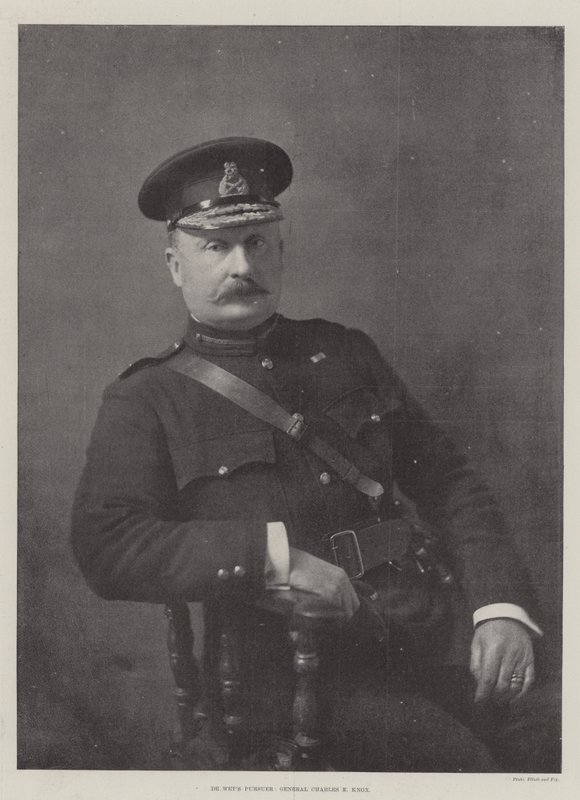 De Wets Pursuer, General Charles E Knox by English Photographer
