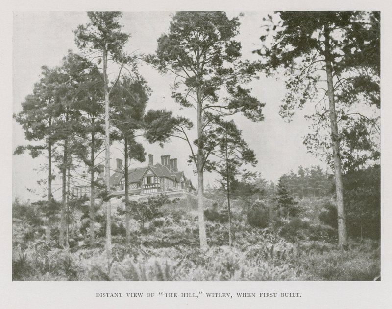 İlk inşa edildiğinde The Hill, Witley, Surrey