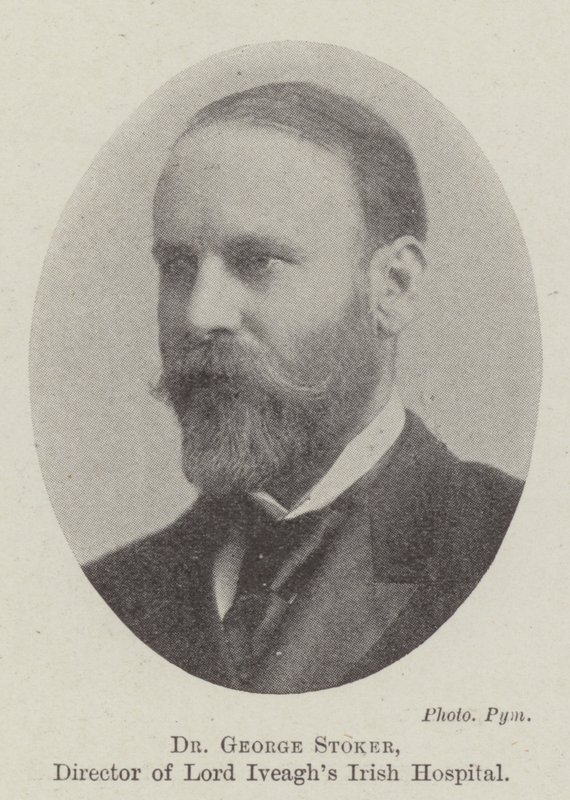 Dr George Stoker, Lord Iveaghs İrlanda Hastanesi Direktörü by English Photographer