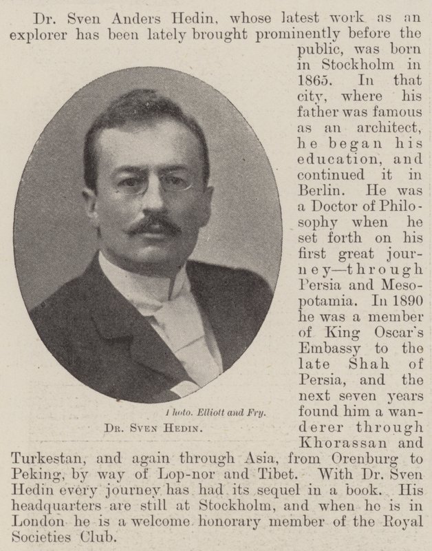 Dr. Sven Hedin by English Photographer