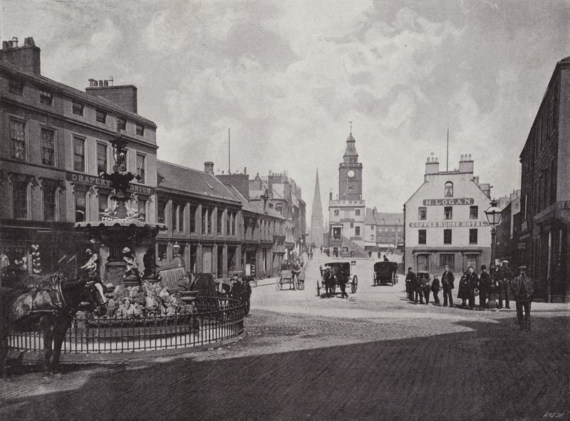 Dumfries, Yüksek Cadde by English Photographer