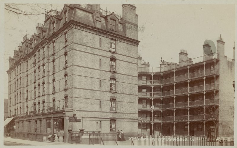 Pimlico Yolu üzerinde Ebury Binaları by English Photographer