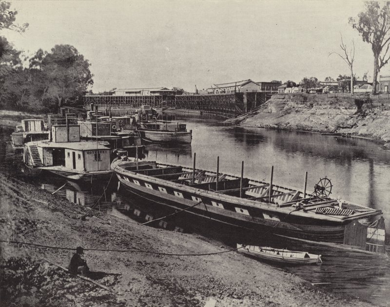 Echuca Rıhtımı, Murray Nehri by English Photographer