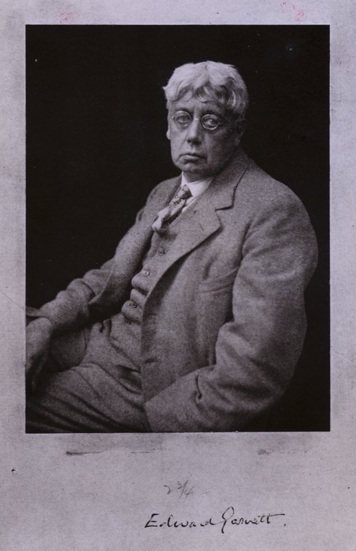 Edward Garnett, İngiliz yazar, edebiyat eleştirmeni ve editör (s/b fotoğraf) by English Photographer