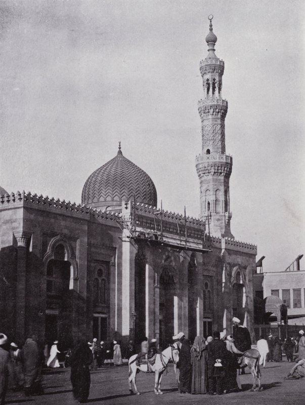 Mısır: Mosque-Es-Seiydeh Zenab, Our Lady Zenab (s/b fotoğraf) by English Photographer