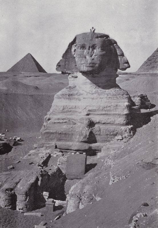 Mısır: Sphynx (s/b fotoğraf) by English Photographer