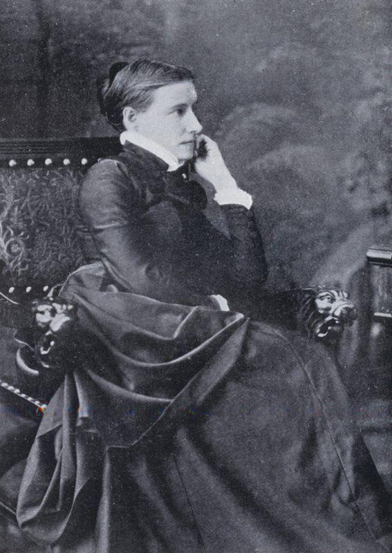 Elizabeth Stuart Phelps Ward (s/b fotoğraf) by English Photographer