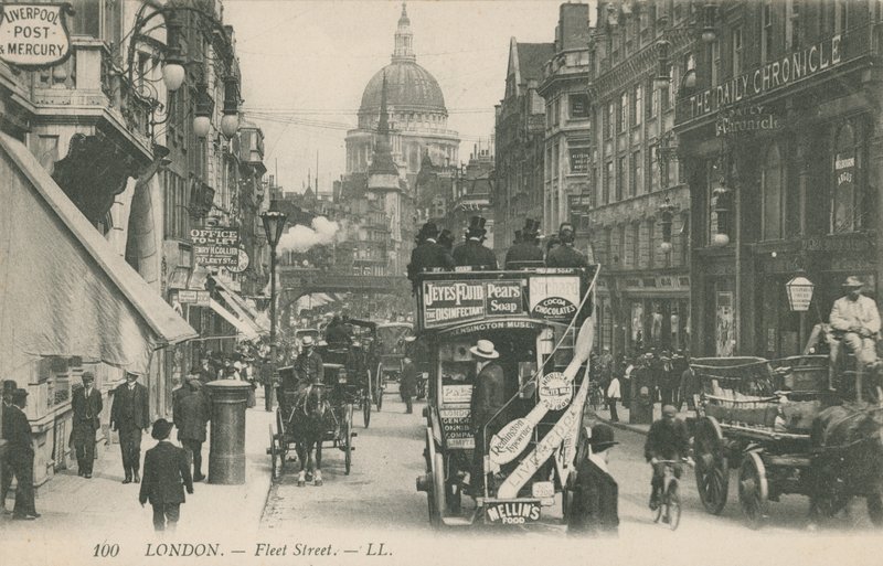Fleet Street, Londra by English Photographer