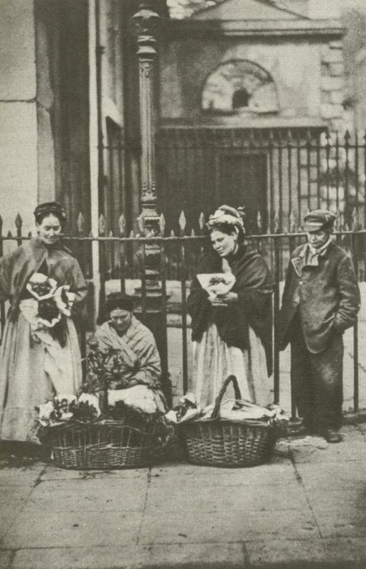 Çiçek satıcıları, Covent Garden, Londra by English Photographer