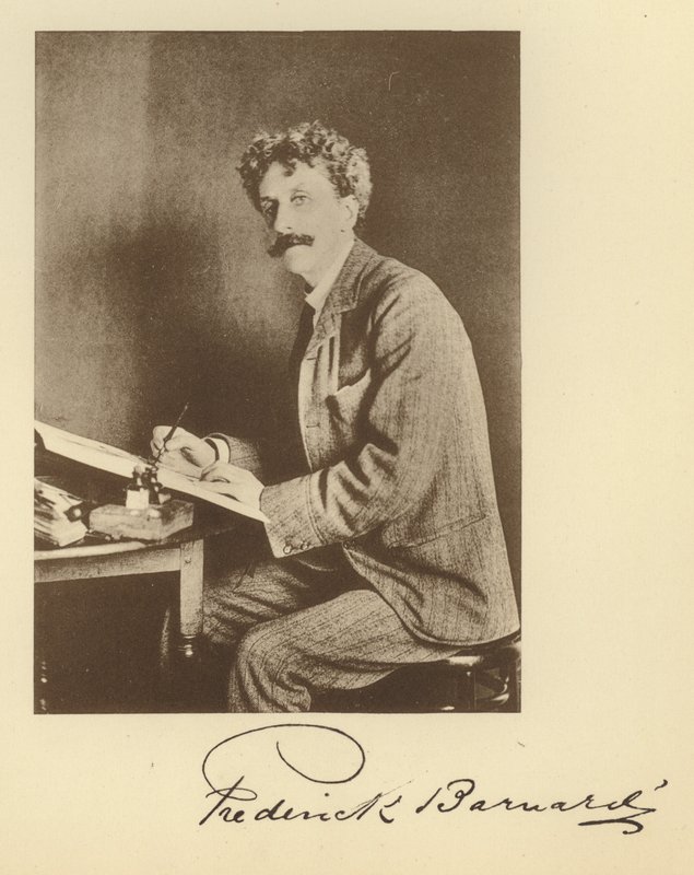 Frederick Barnard (s/b fotoğraf) by English Photographer