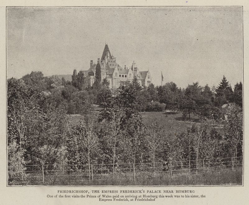 Friedrichshof, Homburg yakınlarındaki İmparatoriçe Fredericks Sarayı by English Photographer