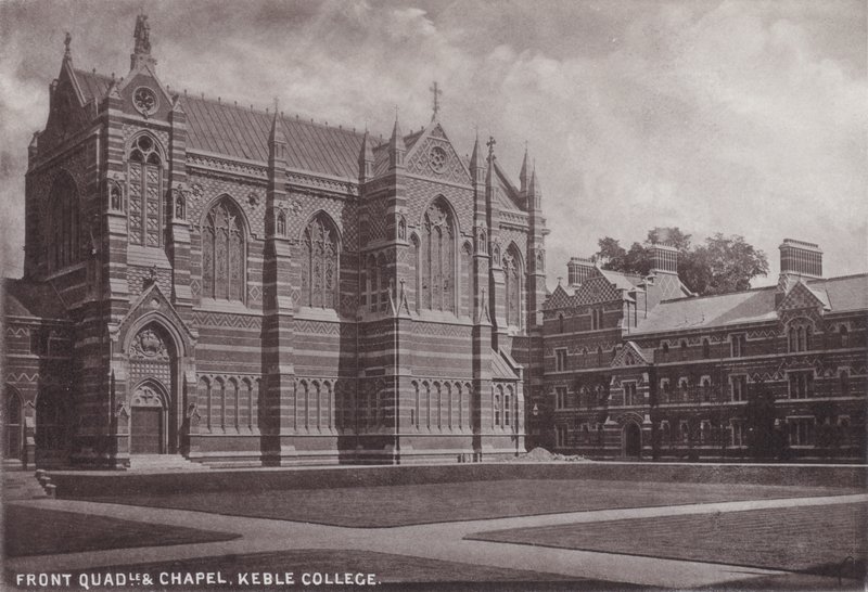 Ön Dörtgen ve Şapel, Keble Koleji by English Photographer