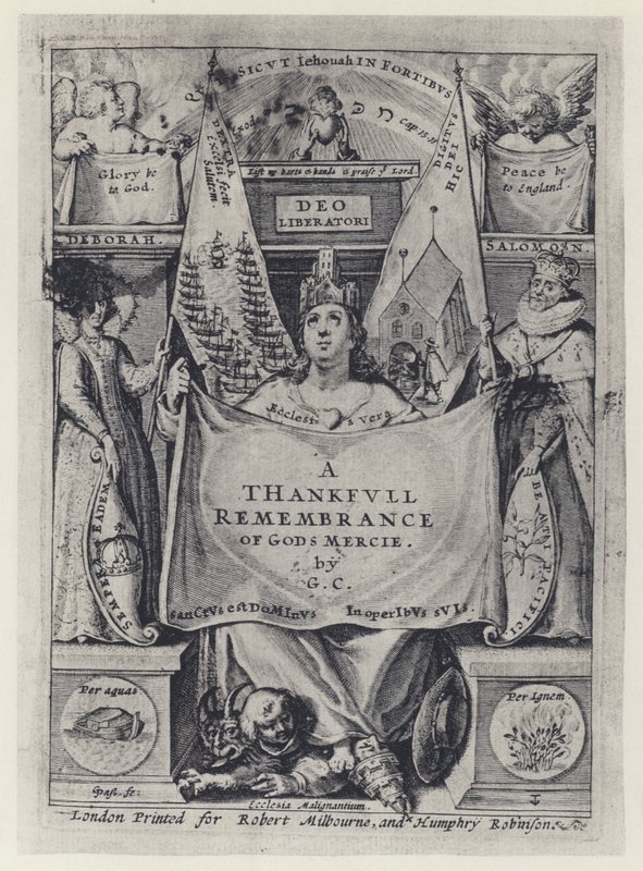 G Carleton, A Thankfull Remembrance, R Mylbourn ve H Robinson 1624 (s/b fotoğraf) by English Photographer