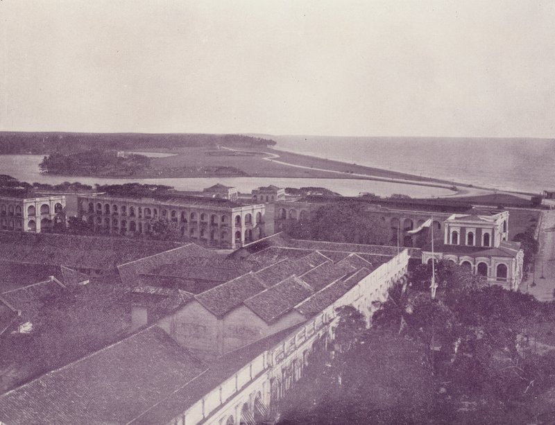 Galle Face ve Kışla, Colombo, Seylan by English Photographer