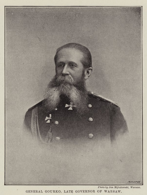 General Gourko, Varşova Valisi by English Photographer
