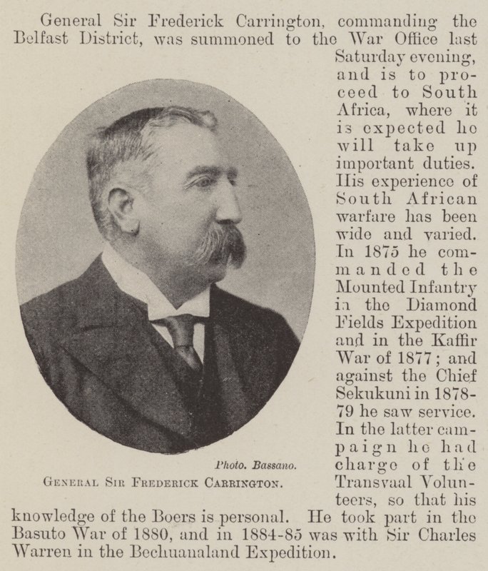 Genel Sir Frederick Carrington by English Photographer