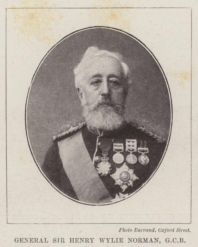 Genel Sir Henry Wylie Norman, GCB by English Photographer